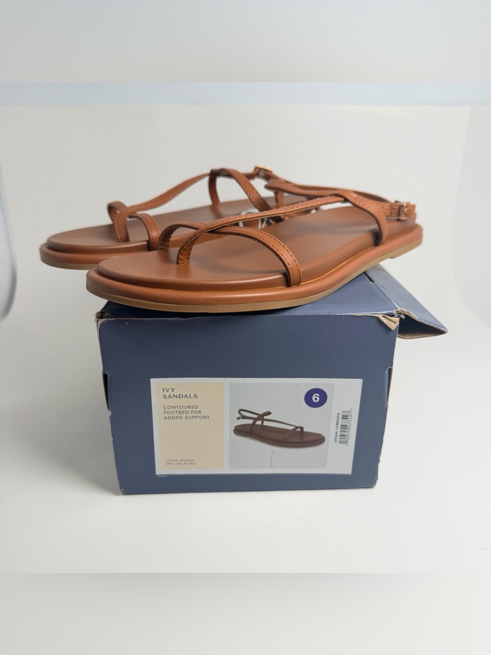 Universal Thread Tan Strappy Flat Sandals